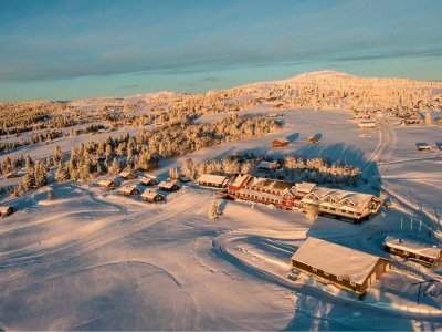 Thronend auf dem Golsfjell