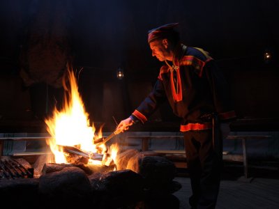 Samisches Lagerfeuer