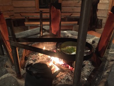 Saumon au feu de bois ...