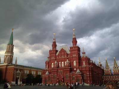 Special sky above Moscow