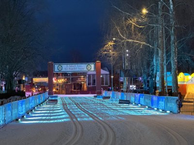 Zielgelände in Mora