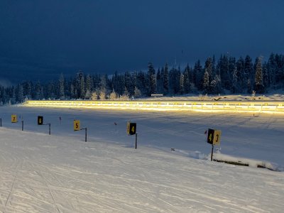 Le stade de Biathlon d'Olos !