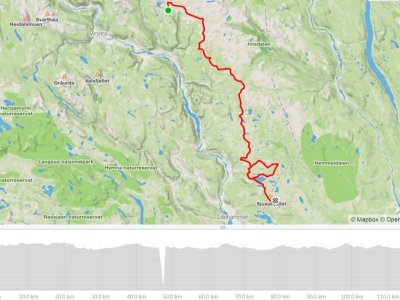 Profil des 120 km