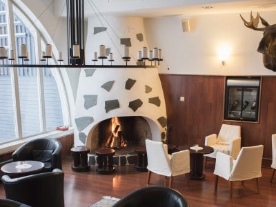 Die Lounge lädt zum verweilen ein