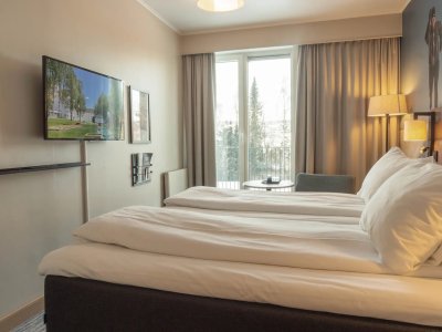 Chambre double à l'hôtel de Lillehammer