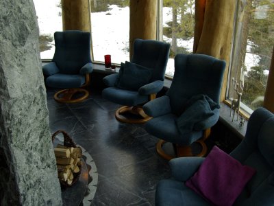 Repos avec vue sur l'extérieur