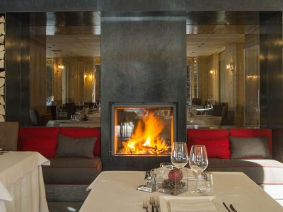 La calda atmosfera del caminetto