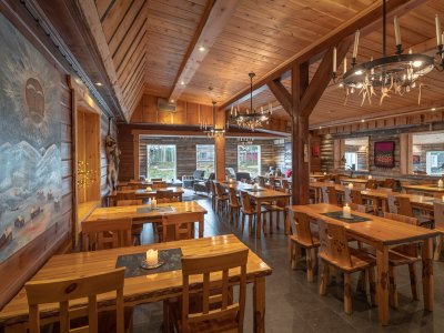 Restaurant in lappländischem Stil