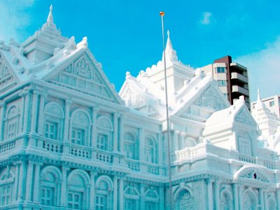 Sculture di ghiaccio a Sapporo