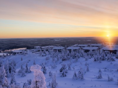 Iso Syöte im Sonnenuntergang verzaubert