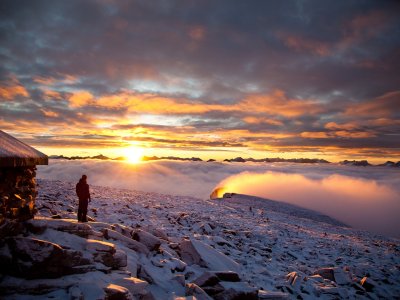 Coucher de soleil sur Fanaråken