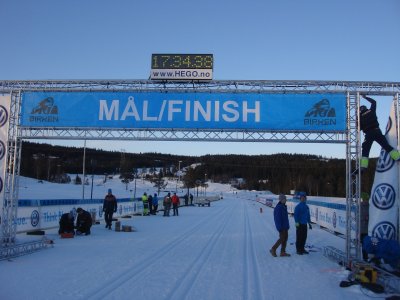 The finish line in sight