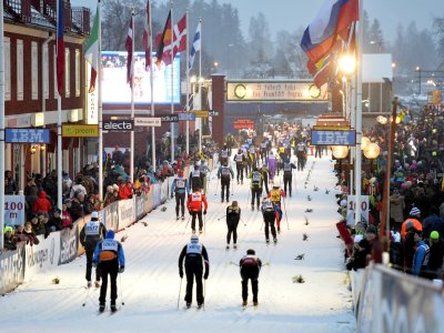 Zieleinlauf Vasa in Mora