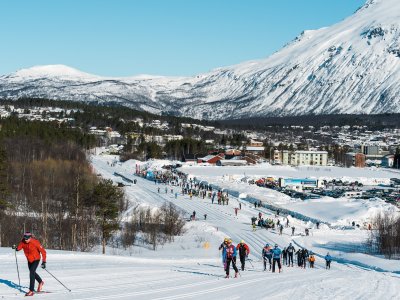 Setermoen in the background