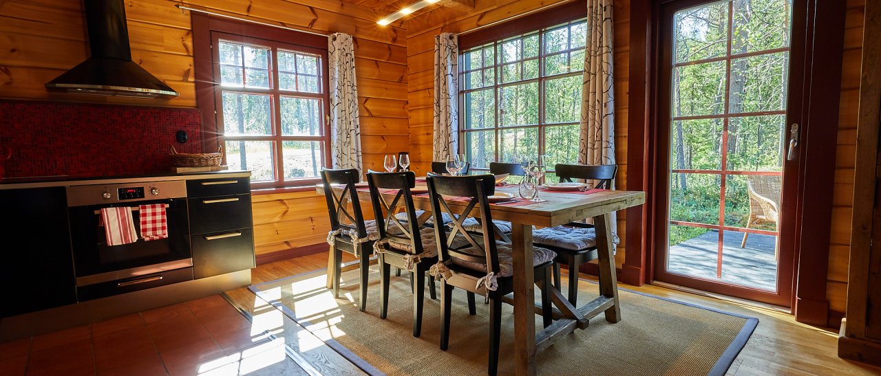 Un coin à manger lumineux