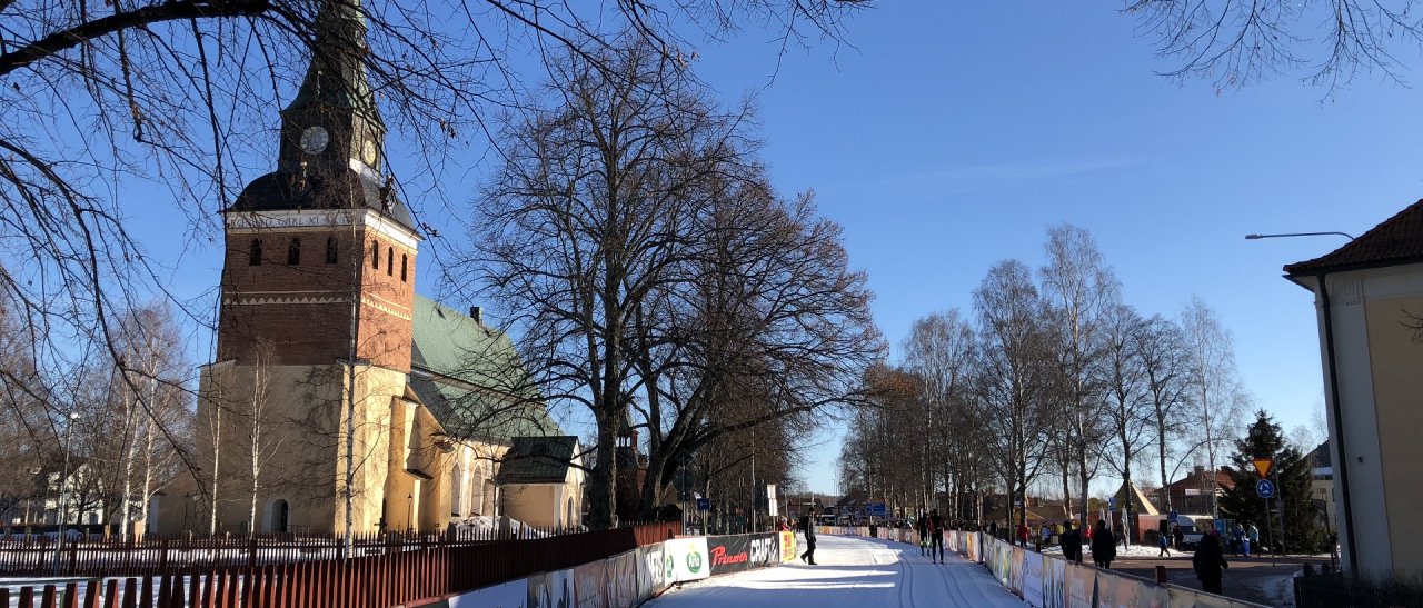 Zielgelände in Mora