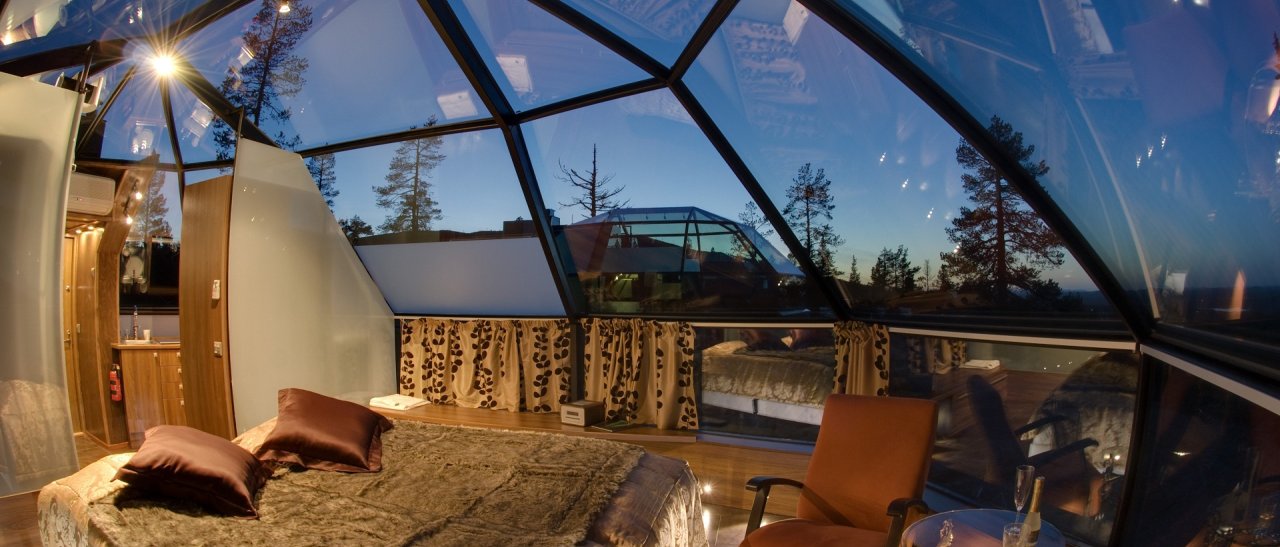 Igloo di vetro a Levi, che sogno!