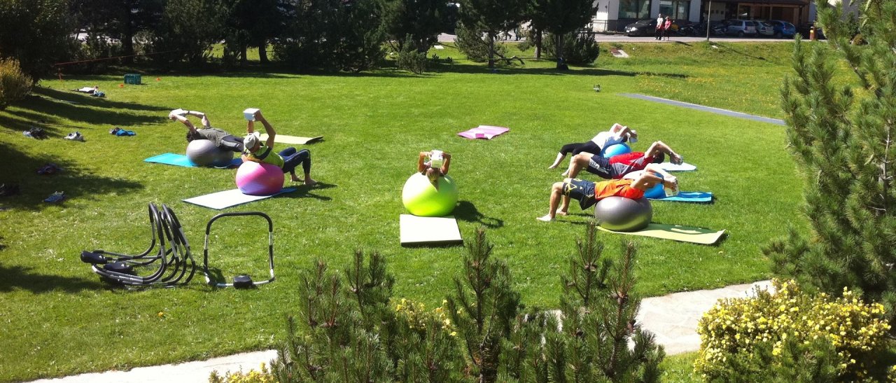 Séance de streching !