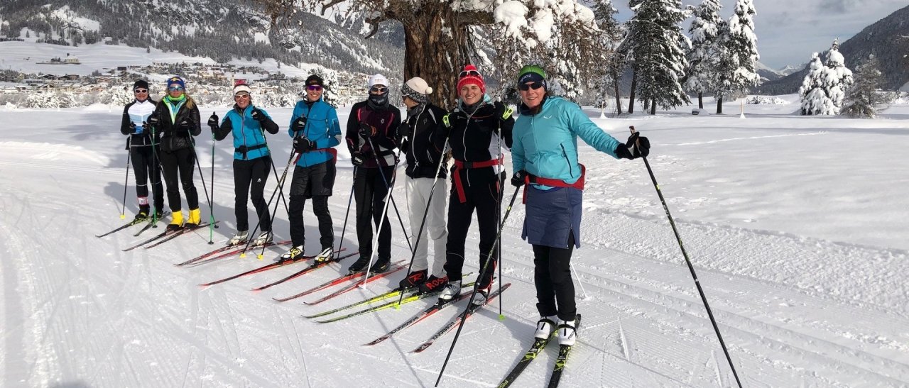 Posieren fürs Gruppenfoto