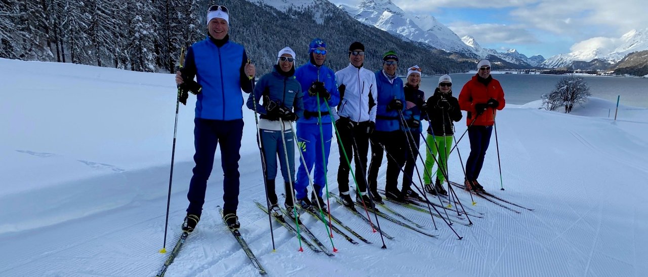 Vor der Kulisse des Piz Margna