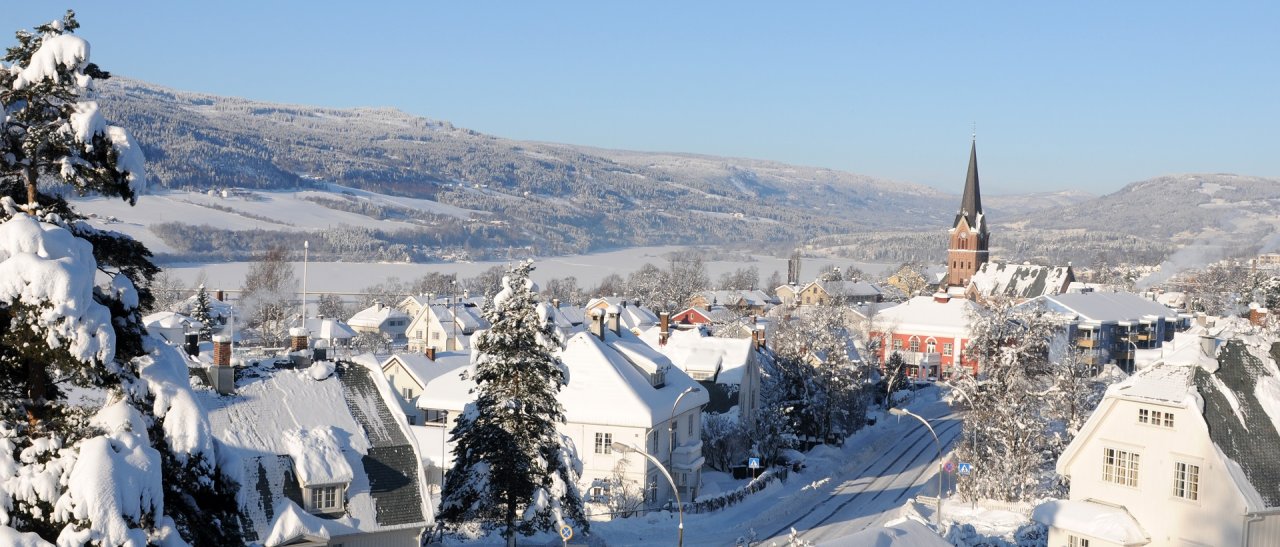 Lillehammer in winter time
